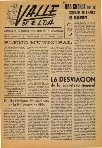 Número 0104 - 23 de agosto de 1958