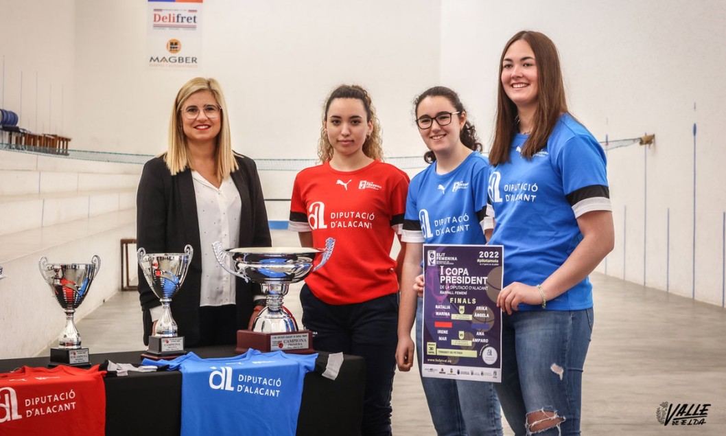 Petrer acoge este sábado las finales de la I Copa President de Pilota Valenciana de Élite Femenina Petrer acoge este sábado las finales de la I Copa President de Pilota Valenciana de Élite Femenina