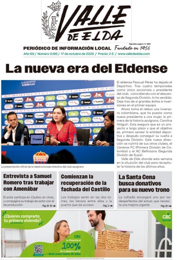 N&uacute;mero 3.196 - 17 de octubre de 2025