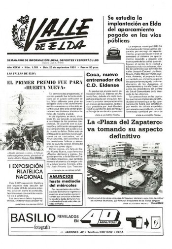 N&uacute;mero 1.781 - 20 de septiembre de 1991