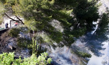 Incendio en la Sierra del Cid