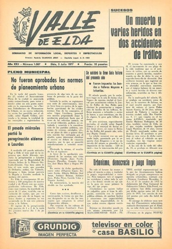 N&uacute;mero 1.087 - 2 de julio de 1977