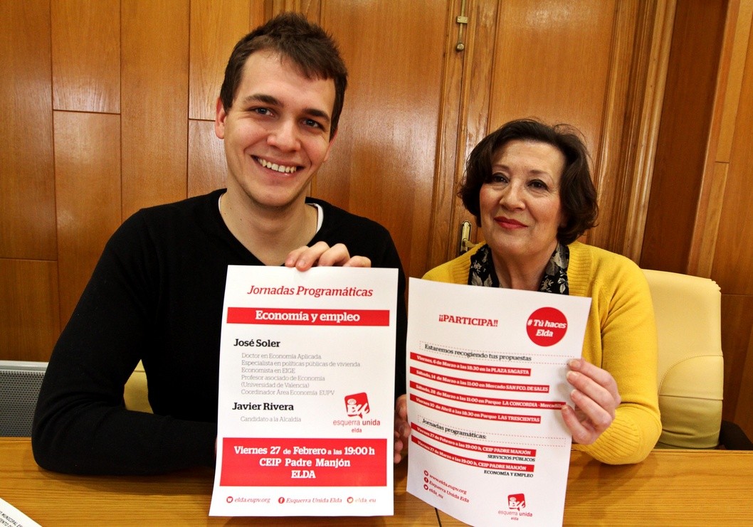 Izquierda Unida arranca la campaña "#TúhacesElda" para recibir propuestas de los ciudadanos Izquierda Unida arranca la campaña "#TúhacesElda" para recibir propuestas de los ciudadanos