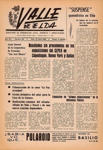 N&uacute;mero 0661 - 26 de abril de 1969