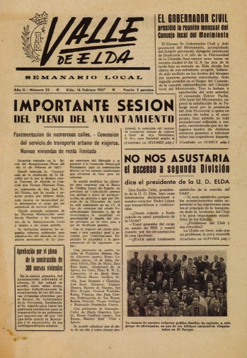 Número 0025 - 16 de febrero de 1957