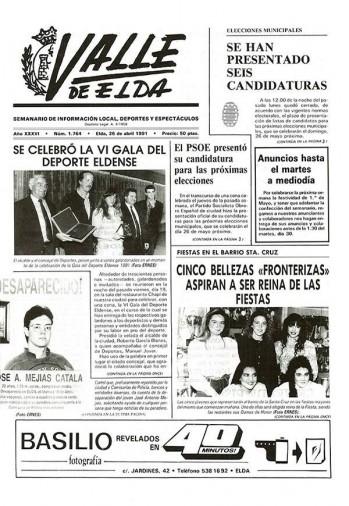 N&uacute;mero 1.764 - 26 de abril de 1991