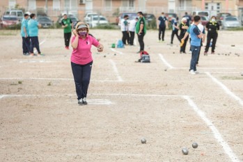 Elda acoge una prueba provincial de petanca