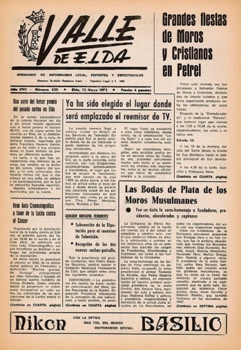 Número 0820 - 13 de mayo de 1972