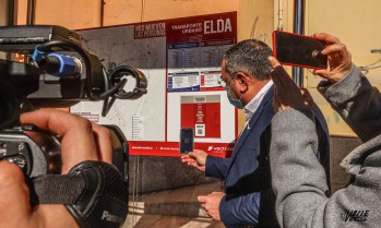 Los usuarios del transporte urbano de Elda podr&aacute;n saber el tiempo de espera para la llegada del siguiente autob&uacute;s