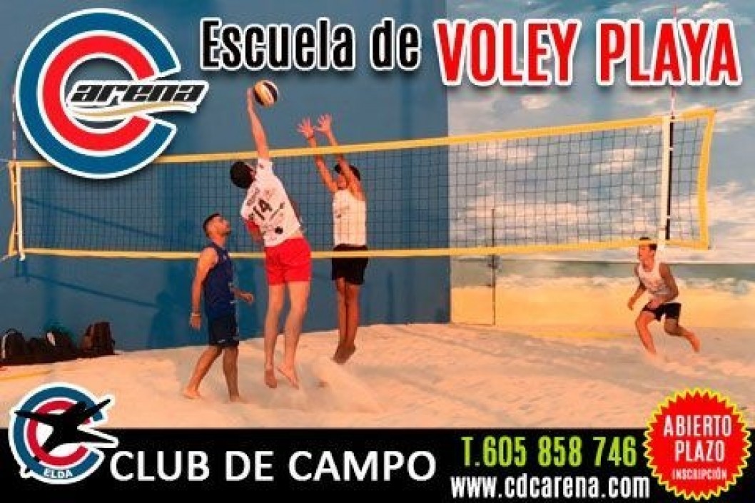 El Club de Campo Arena organiza las primeras 12 horas de Voley Playa en Elda El Club de Campo Arena organiza las primeras 12 horas de Voley Playa en Elda