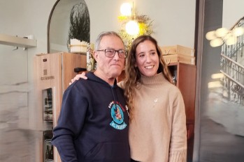 Sara Serrano, pin de plata Cristiano