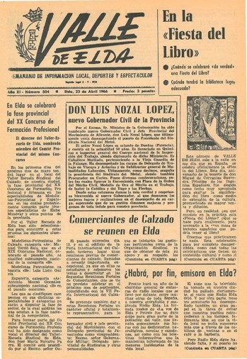 N&uacute;mero 0504 - 23 de abril de 1966