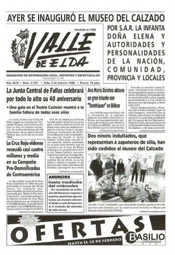N&uacute;mero 2.137 - 5 de febrero de 1999