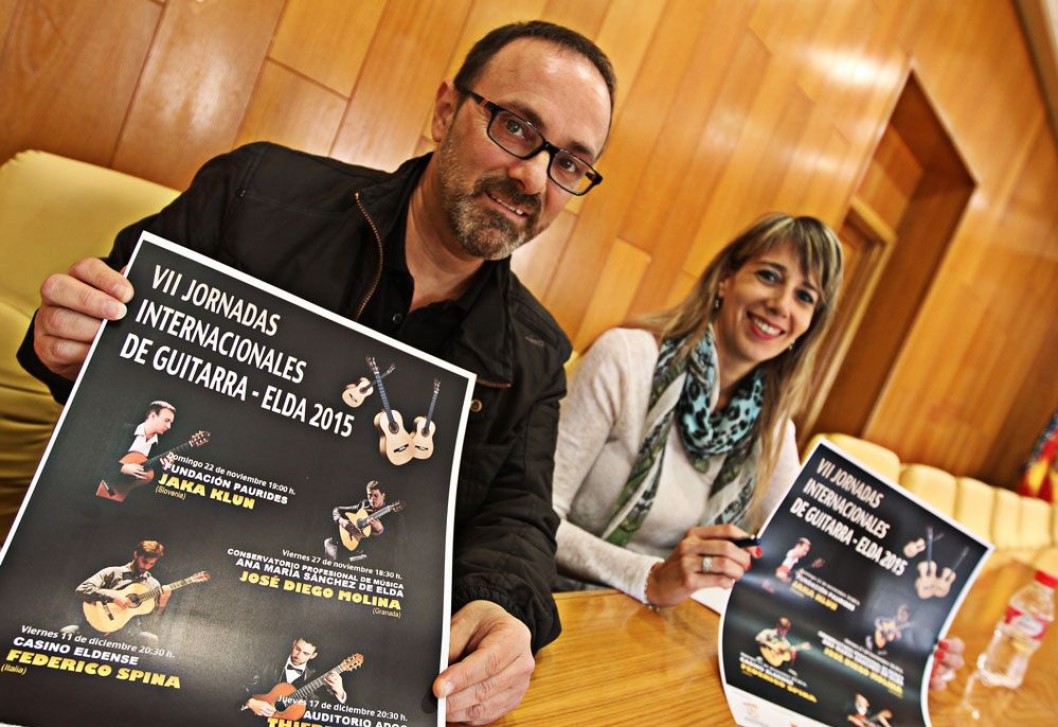 Cuatro prestigiosos artistas actuarán en la séptima edición de las Jornadas Internacionales de Guitarra Clásica de Elda Cuatro prestigiosos artistas actuarán en la séptima edición de las Jornadas Internacionales de Guitarra Clásica de Elda