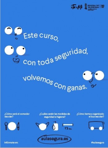 Educaci&oacute;n activa la web aulasegura.es con informaci&oacute;n pr&aacute;ctica sobre la vuelta a clase 