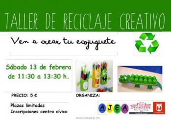Una asociaci&oacute;n juvenil organiza un Taller de Reciclaje Creativo para ni&ntilde;os