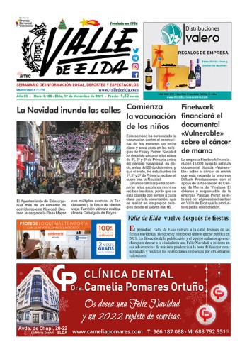 N&uacute;mero 3.100 - 17 de diciembre de 2021
