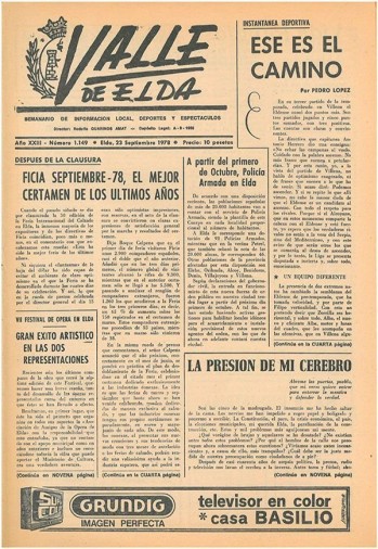N&uacute;mero 1.149 - 23 de septiembre de 1978