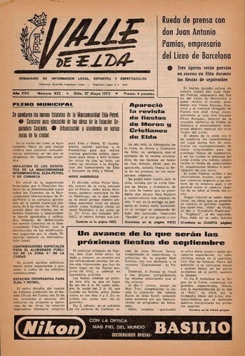 Número 0822 - 27 de mayo de 1972