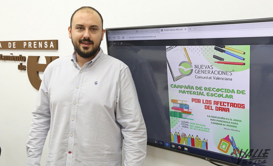Nuevas Generaciones del PP destinarán el material escolar que recojan a los escolares de la Vega Baja Nuevas Generaciones del PP destinarán el material escolar que recojan a los escolares de la Vega Baja