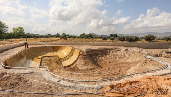 La construcci&oacute;n del skatepark de Petrer avanza a buen ritmo