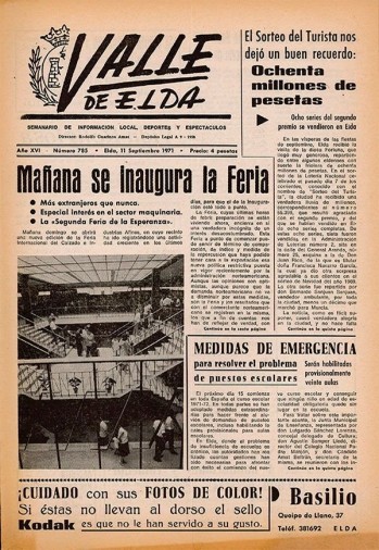 N&uacute;mero 0785 - 11 de septiembre de 1971