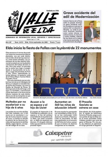 N&uacute;mero 2.613 - 18 de septiembre de 2009