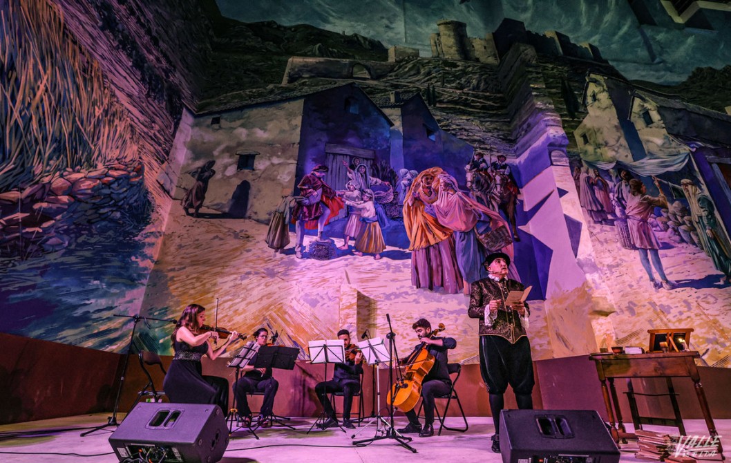 Cerca de un centenar de personas disfrutaron de un concierto sobre Shakespeare y Cervantes Cerca de un centenar de personas disfrutaron de un concierto sobre Shakespeare y Cervantes