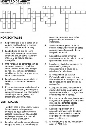 Mortero de arroz
