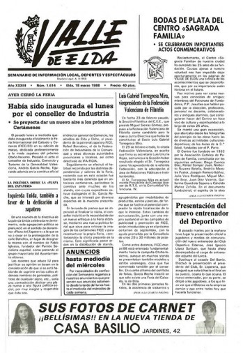 N&uacute;mero 1.614 - 18 de marzo de 1988