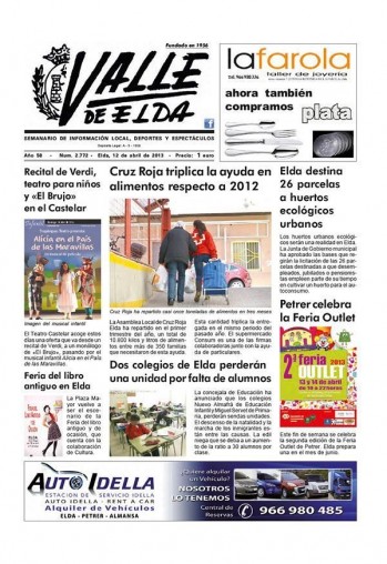 N&uacute;mero 2.772 - 12 de abril de 2013