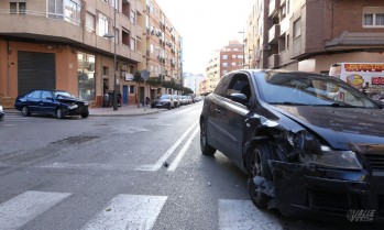 Aparatoso accidente en Petrer