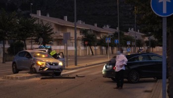 Accidente sin v&iacute;ctimas en la avenida de Ronda