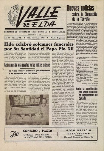Número 0112 - 18 de octubre de 1958