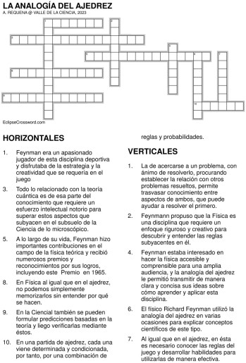 La analog&iacute;a del ajedrez