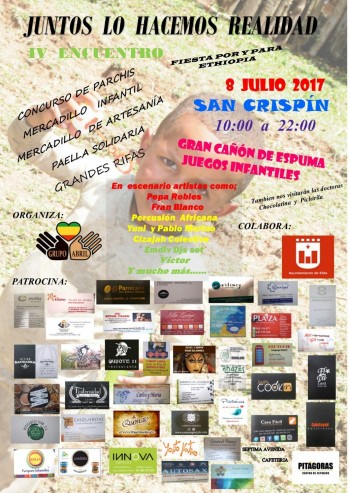 El Grupo Abril celebra en San Crisp&iacute;n una fiesta para recaudar fondos para un colegio en Etiop&iacute;a