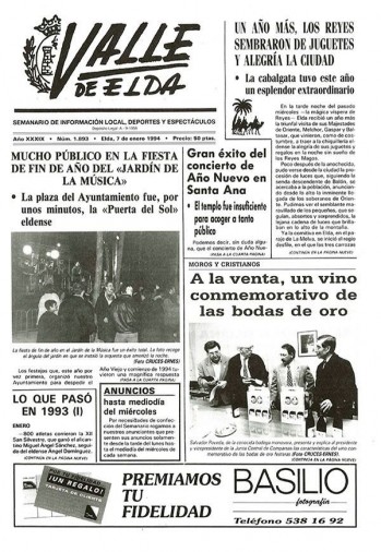 N&uacute;mero 1.893 - 7 de enero de 1994