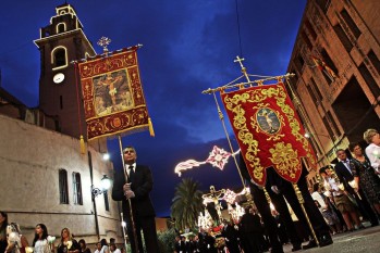 La procesi&oacute;n del Cristo del Buen Suceso pone el punto y final a las Fiestas Mayores