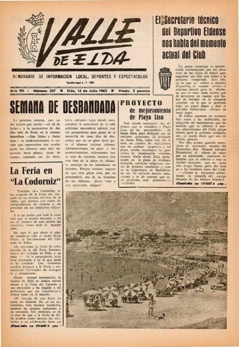 N&uacute;mero 0307 - 14 de julio de 1962