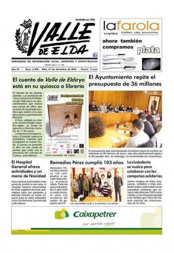 N&uacute;mero 2.756 - 21 de diciembre de 2012