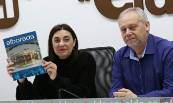 La revista Alborada est&aacute; dedicada a la Biblioteca Alberto Navarro