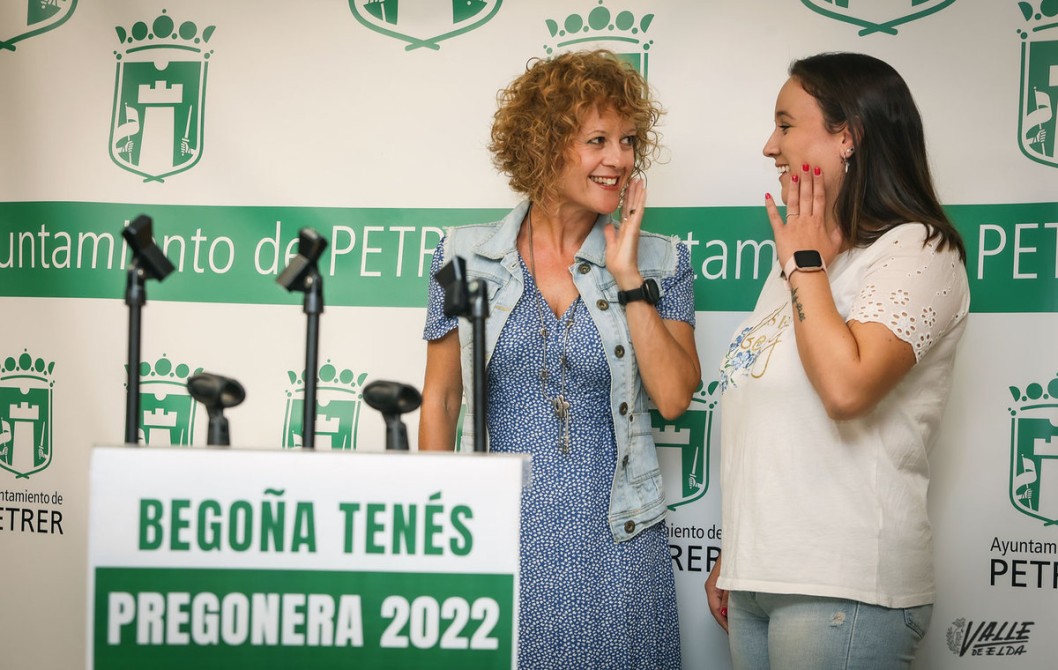 Begoña Tenés será la pregonera de las Fiestas Patronales de Petrer Begoña Tenés será la pregonera de las Fiestas Patronales de Petrer