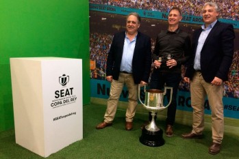 Hugo Motor expuso la Copa del Rey