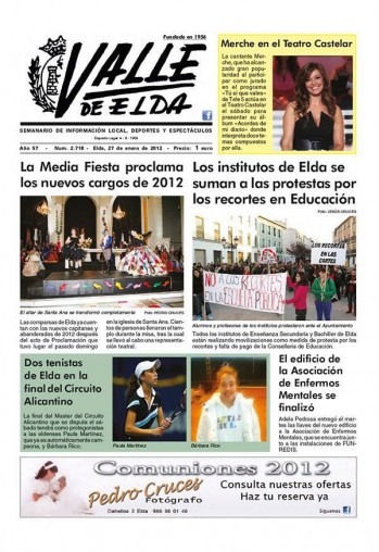 N&uacute;mero 2.718 - 27 de enero de 2012