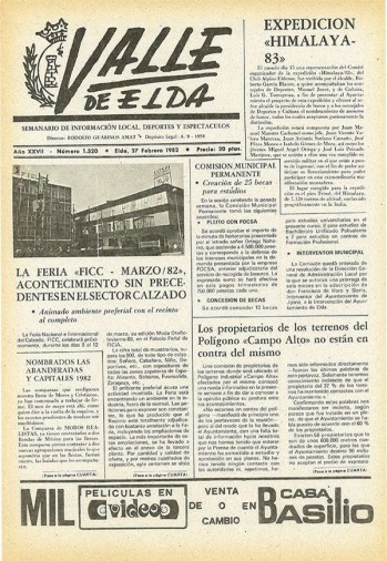 N&uacute;mero 1.320 - 27 de febrero de 1982