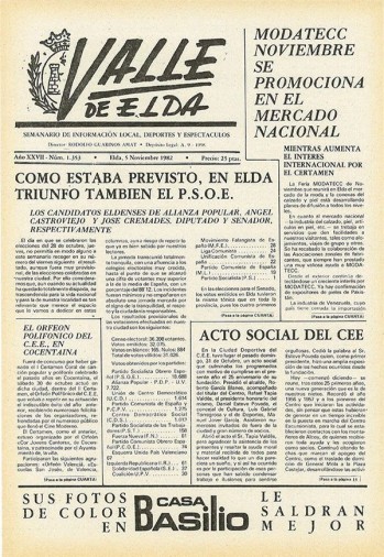 N&uacute;mero 1.353 - 5 de noviembre de 1982