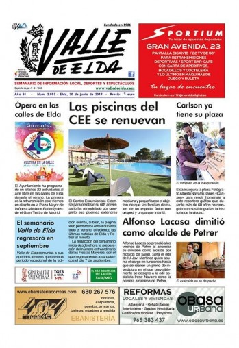 N&uacute;mero 2.953 - 30 de junio de 2017