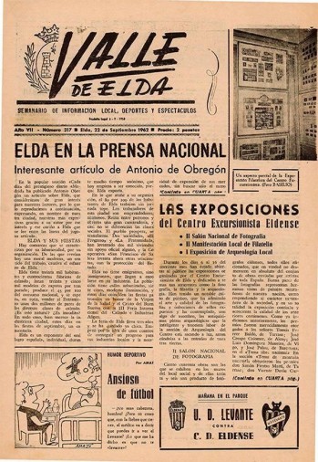 N&uacute;mero 0317 - 22 de septiembre de 1962