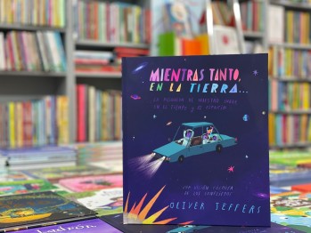 "Mientras tanto en la Tierra....."de Oliver Jeffers