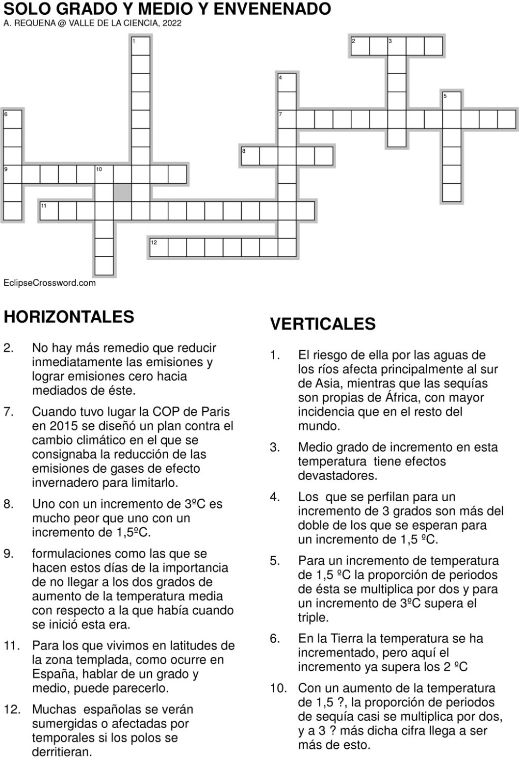 Solo grado y medio y envenenado Solo grado y medio y envenenado